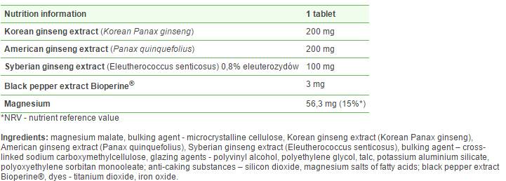 Gold Ginseng - 30 δισκία