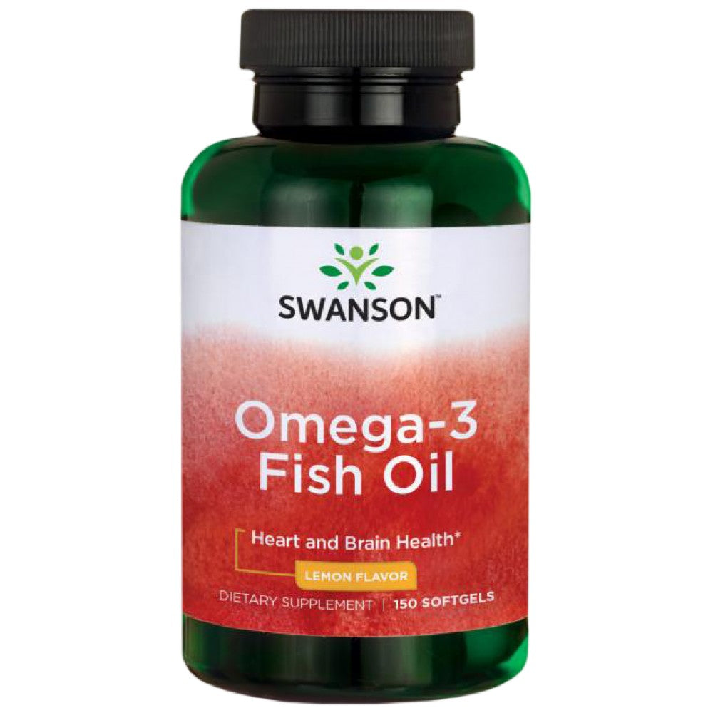 Λεμόνι γεύση Omega 3 1000 mg - 150 κάψουλες γέλης