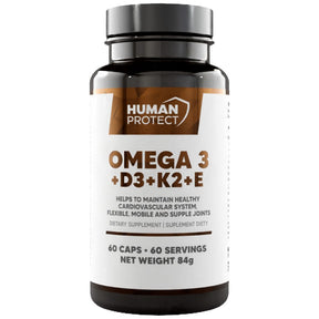 Omega 3 + D3 + K2 + E 60 capsules - Nutra Best Europe