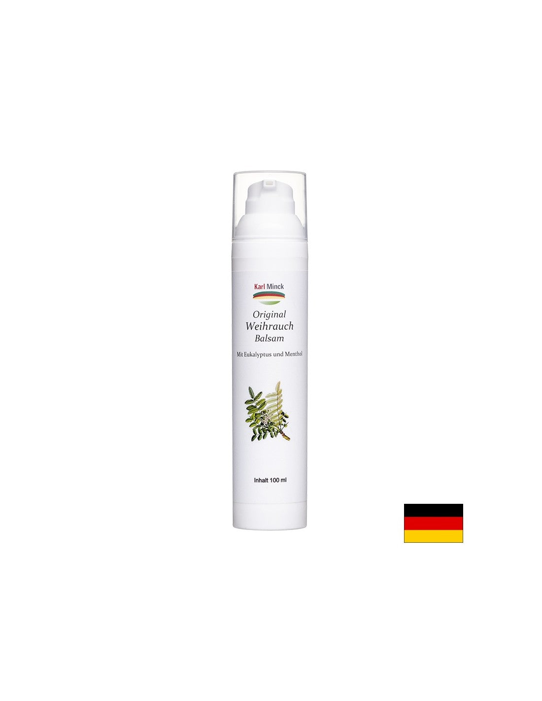 Γνήσιο Weihrauch Balsam mit Eukalyptus und Menthol - Βάλσαμο με θυμίαμα, μενθόλη και ευκάλυπτο, 100 ml <tc>Karl Minck</tc>