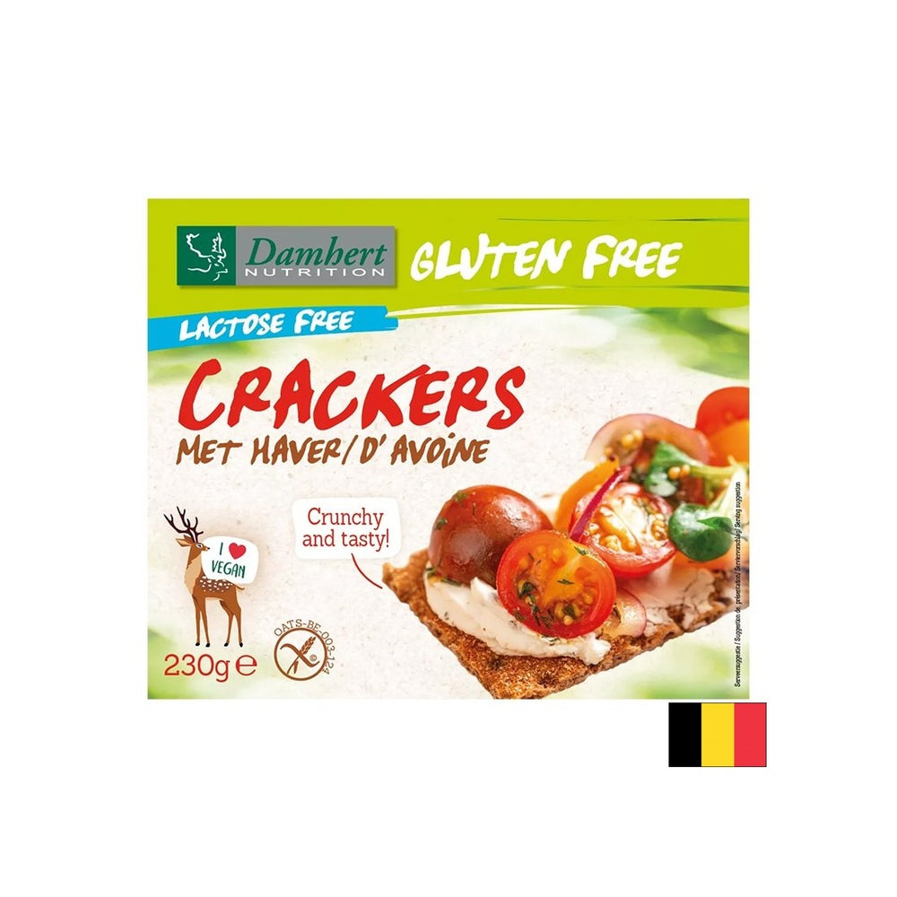CRAKERS OAT (γλουτένη και χωρίς λακτόζη), 230 g