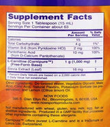 L -καρνιτίνη υγρό 1000 mg - 946 ml
