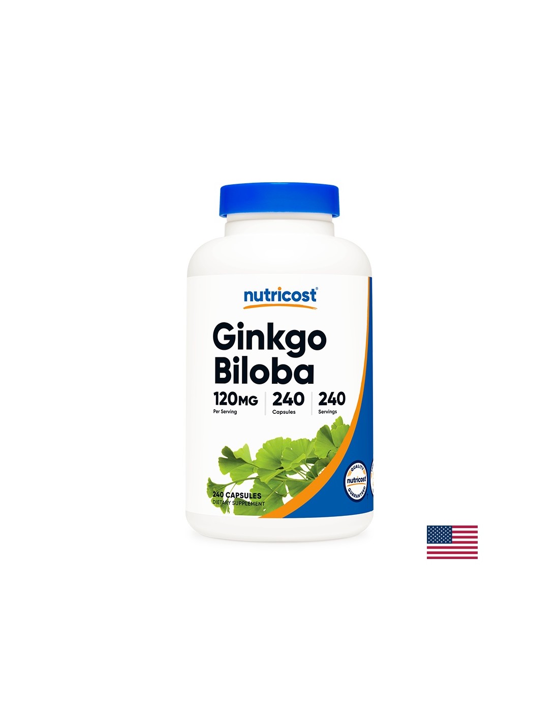 Μνήμη - Ginkgo Biloba, 120 mg/ 240 κάψουλες <tc>Nutricost</tc>