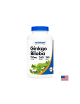 Μνήμη - Ginkgo Biloba, 120 mg/ 240 κάψουλες <tc>Nutricost</tc>