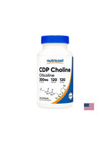 CDP Choline & Citicoline για μνήμη και συγκέντρωση, 300 mg x 120 κάψουλες για 4 μήνες πρόσληψης