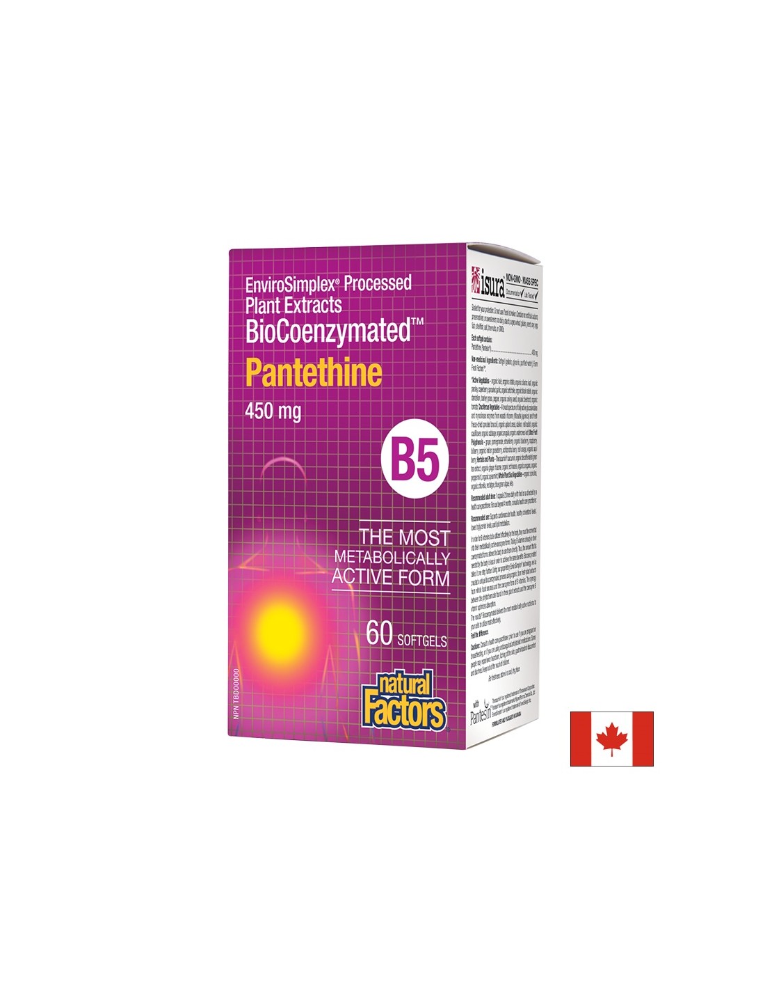 Biocoenzymated ™ Pantethine ™ 450 mg - 60 κάψουλες πηκτής