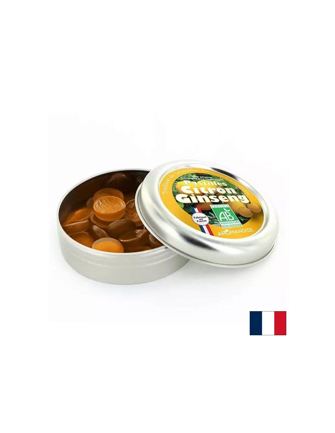 Παστίλιες με λεμόνι και ginseng, 45 g