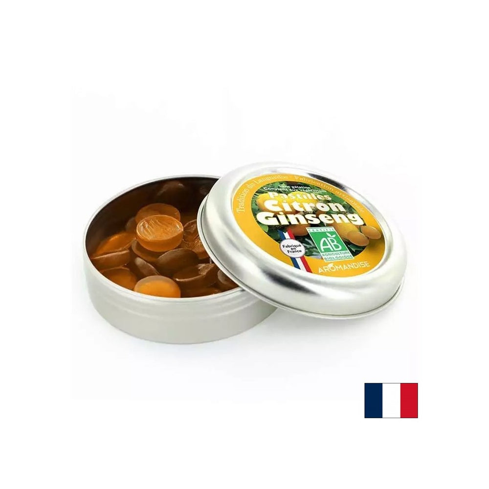 Παστίλιες με λεμόνι και ginseng, 45 g
