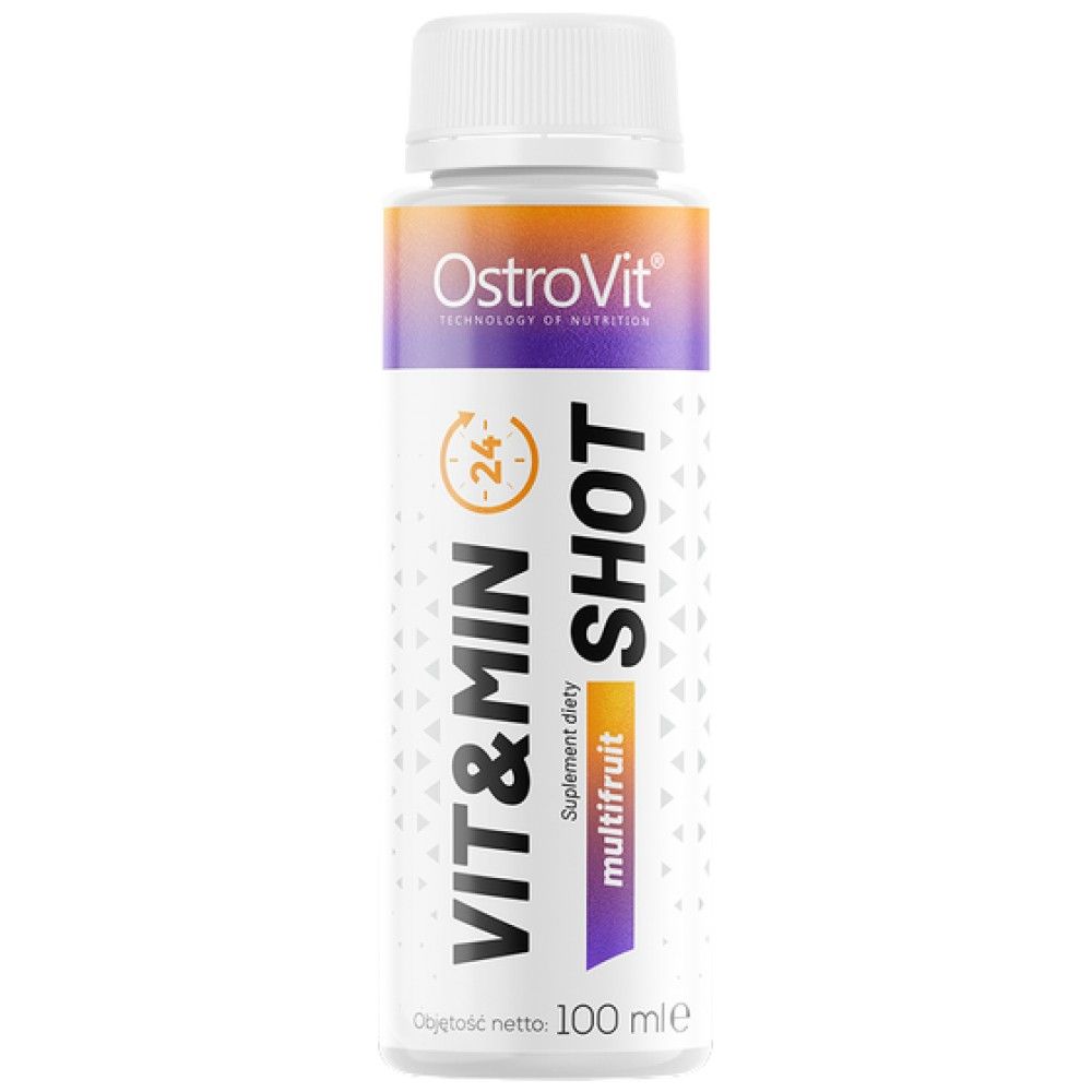 Vit & Min Shot | Multivitamin & Mineral Formula - 25 x 100 Μ.