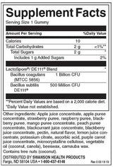 Probiotic Gummies - Φρουτώδη φρενίτιδα 1,5 δισεκατομμύρια CFU 90 Gummies