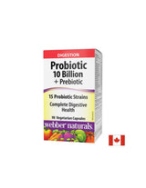 Probiotic 10 δισεκατομμύρια ενεργά προβιοτικά, 15 Formula Strain + Prebiotics, 90 κάψουλες