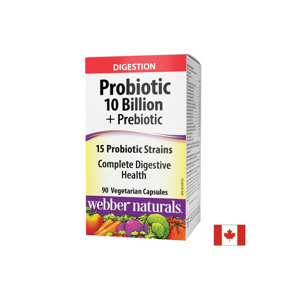 Probiotic 10 δισεκατομμύρια ενεργά προβιοτικά, 15 Formula Strain + Prebiotics, 90 κάψουλες