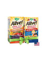 Πακέτο προσφοράς <tc>Alive</tc> πολυβιταμίνες για ενήλικες και παιδιά