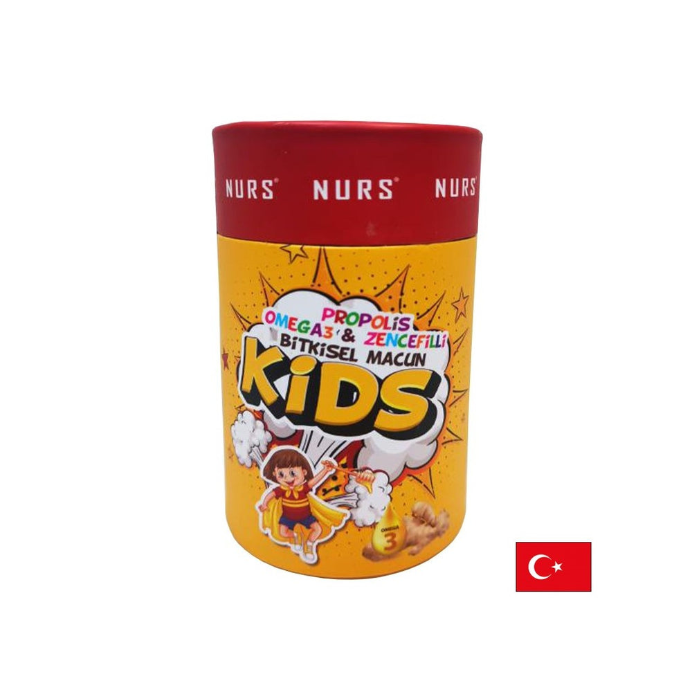 Propolis, Omega 3 and Ginger in herbal paste for children, 240 g