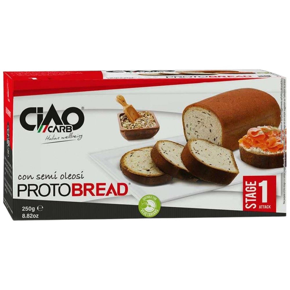 Protobread με σπόροι λαδιού | Στάδιο 1 - 250 γραμμάρια