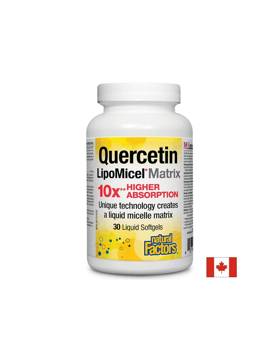 Quercetin 250 mg Matrix Lipomicel - 30 κάψουλες πηκτής