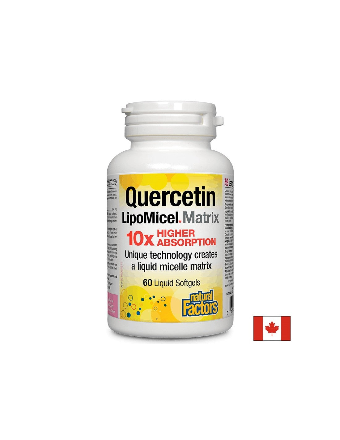 Quercetin 250 mg Matrix Lipomicel - 60 κάψουλες πηκτής