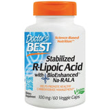 Το καλύτερο R-Lipoic Acid/Setabilized Na-R-ALA 100 mg-60 κάψουλες