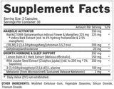 Anabol Hardcore PM | Nighttime Anabolic Activator & Advanced HGH Υποστήριξη - 60 κάψουλες