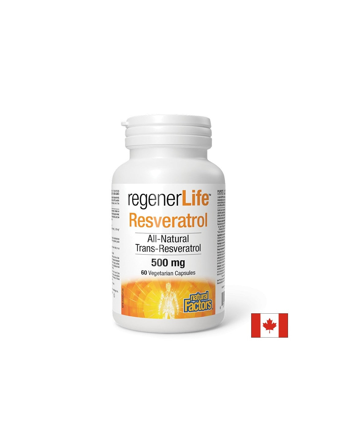 Regener Life ™ Resveratrol 500 mg - 60 κάψουλες