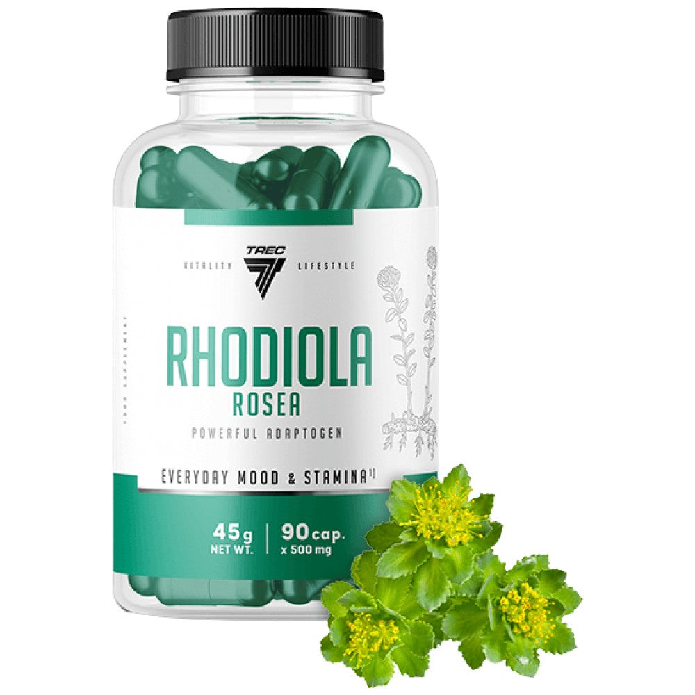 Rhodiola Rosea 500mg | 100 mg εκχύλισμα ρίζας - 90 κάψουλες