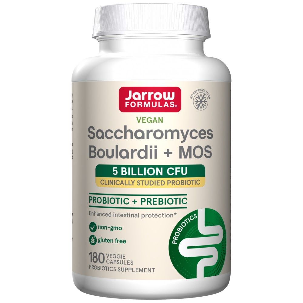 Saccharomyces boulardii + mos - 180 κάψουλες