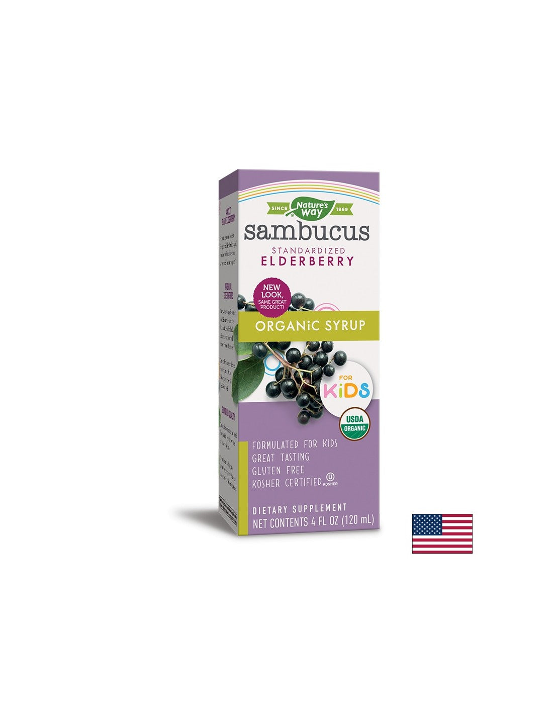 Οργανικό σιρόπι Sambucus για παιδιά x 120 ml Nature's Way