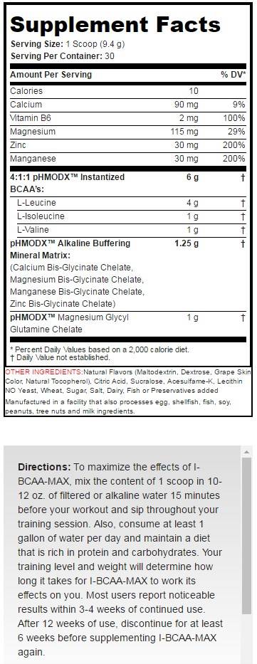 I-BCAA max 282 γραμμάρια