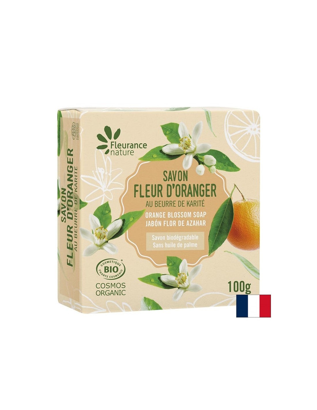 Οργανικά σαπούνι Blossom Orange, 100 g Φύση Fleurance
