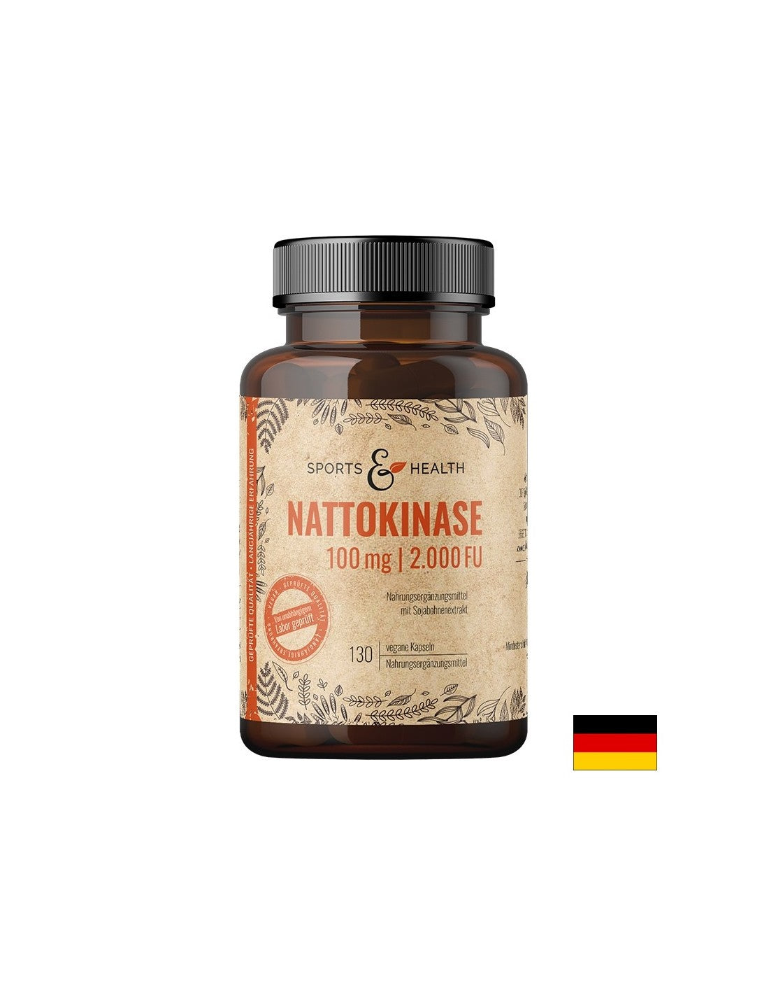 Καρδιαγγειακό σύστημα - Νατοκινάση 100 mg/ 2000 FU, 130 κάψουλες <tc>Sports & Health Solutions</tc>
