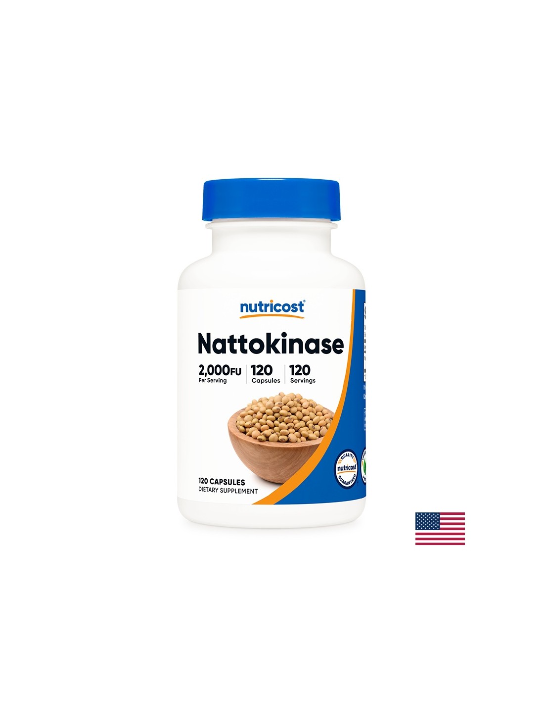 Καρδιαγγειακό σύστημα - Νατοκινάση, 120 <tc>Nutricost</tc> κάψουλες