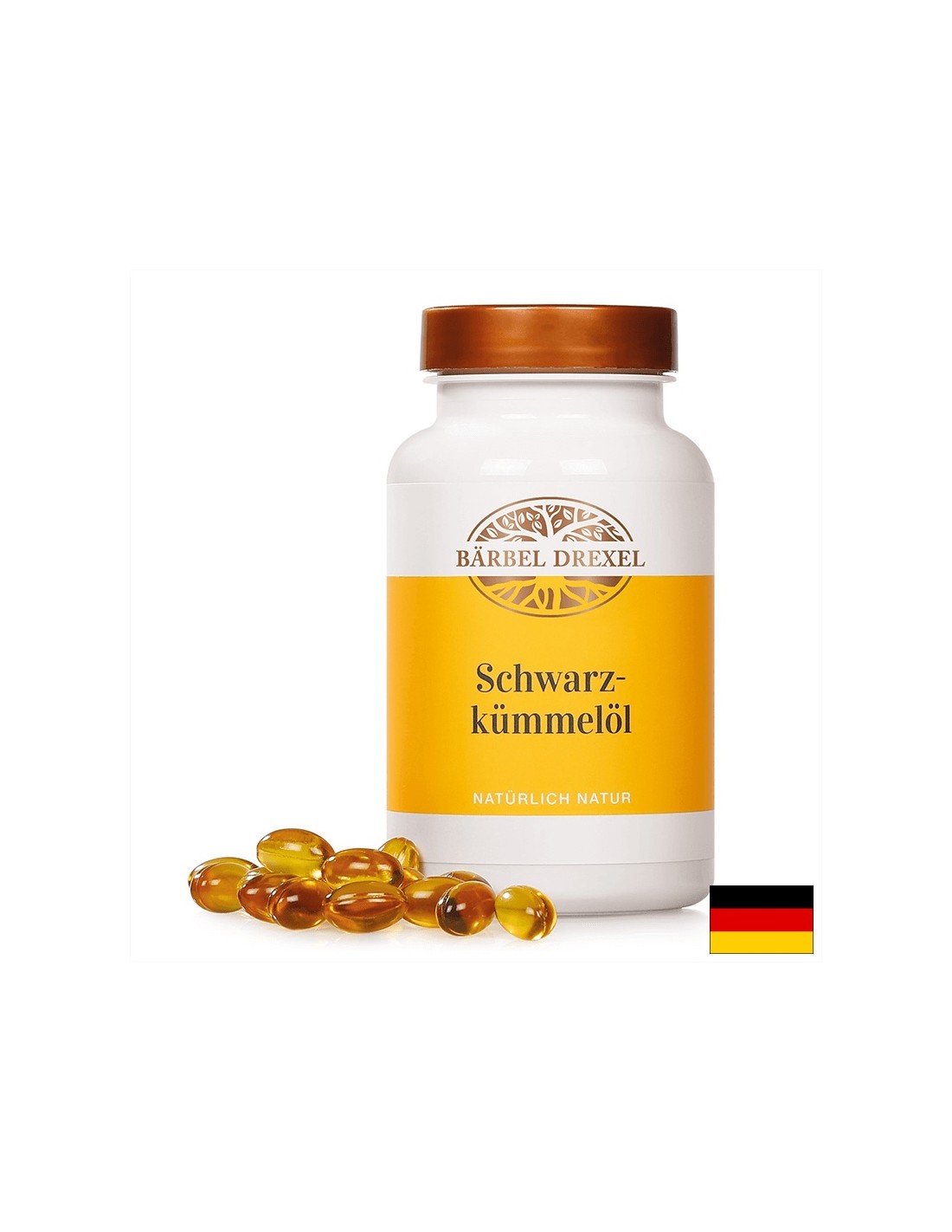 Schwarzkümmelöl/ Μαύρο κύμινο /έλαιο/, 190 κάψουλες <tc>Bärbel Drexel</tc>