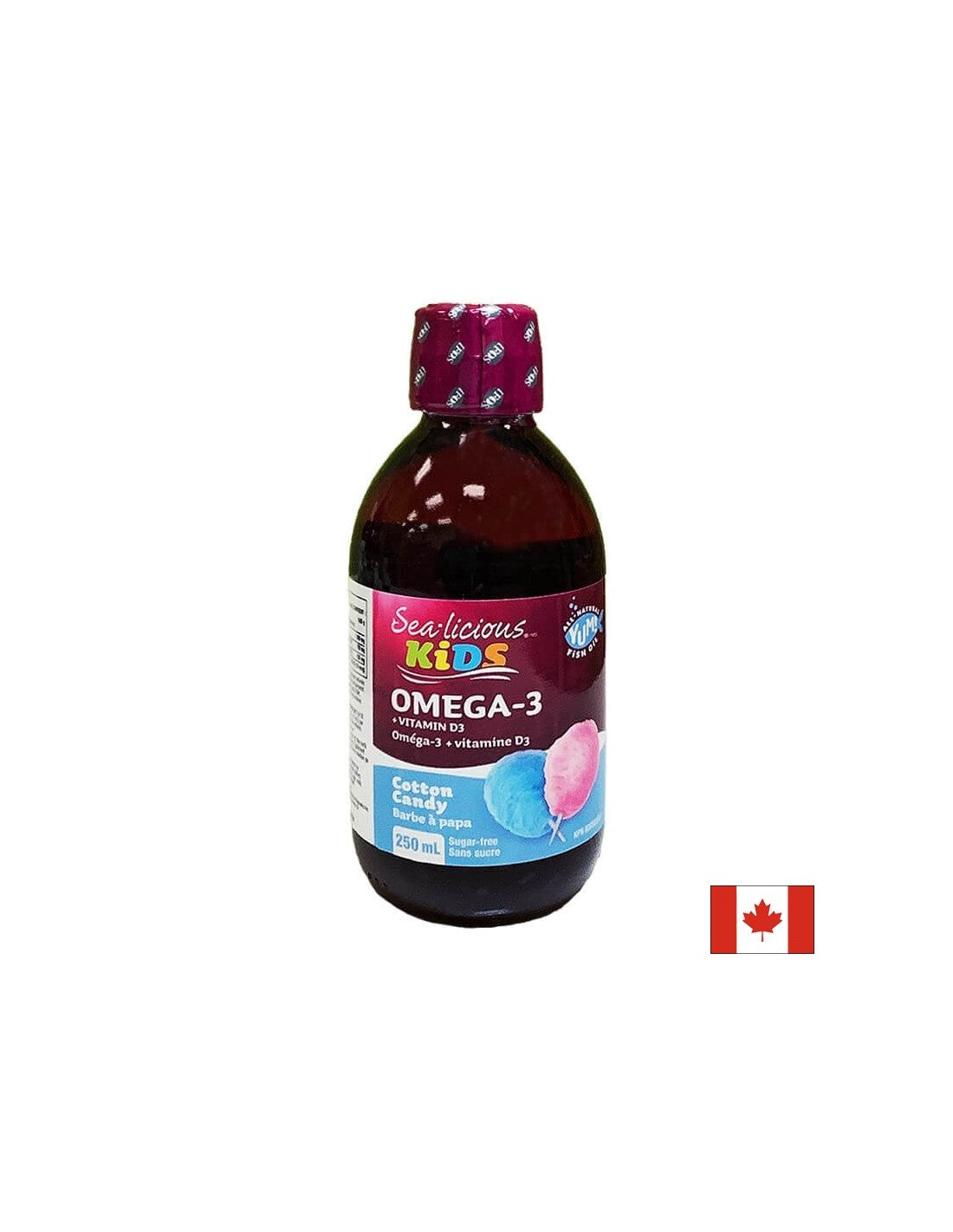 Sea-Licious® Kids Ωμέγα-3 + Βιταμίνη D3/Ωμέγα-3 1500 mg + Βιταμίνη D3 400 IU για παιδιά, 250 ml <tc>Natural Factors</tc>