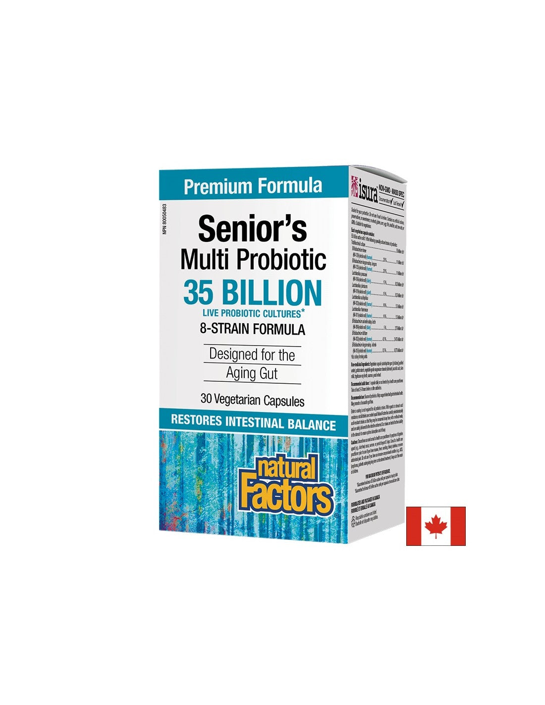 Multi Probiotic του Senior | 35 δισεκατομμύρια ζωντανές καλλιέργειες, 8 στελέχη - 30 κάψουλες
