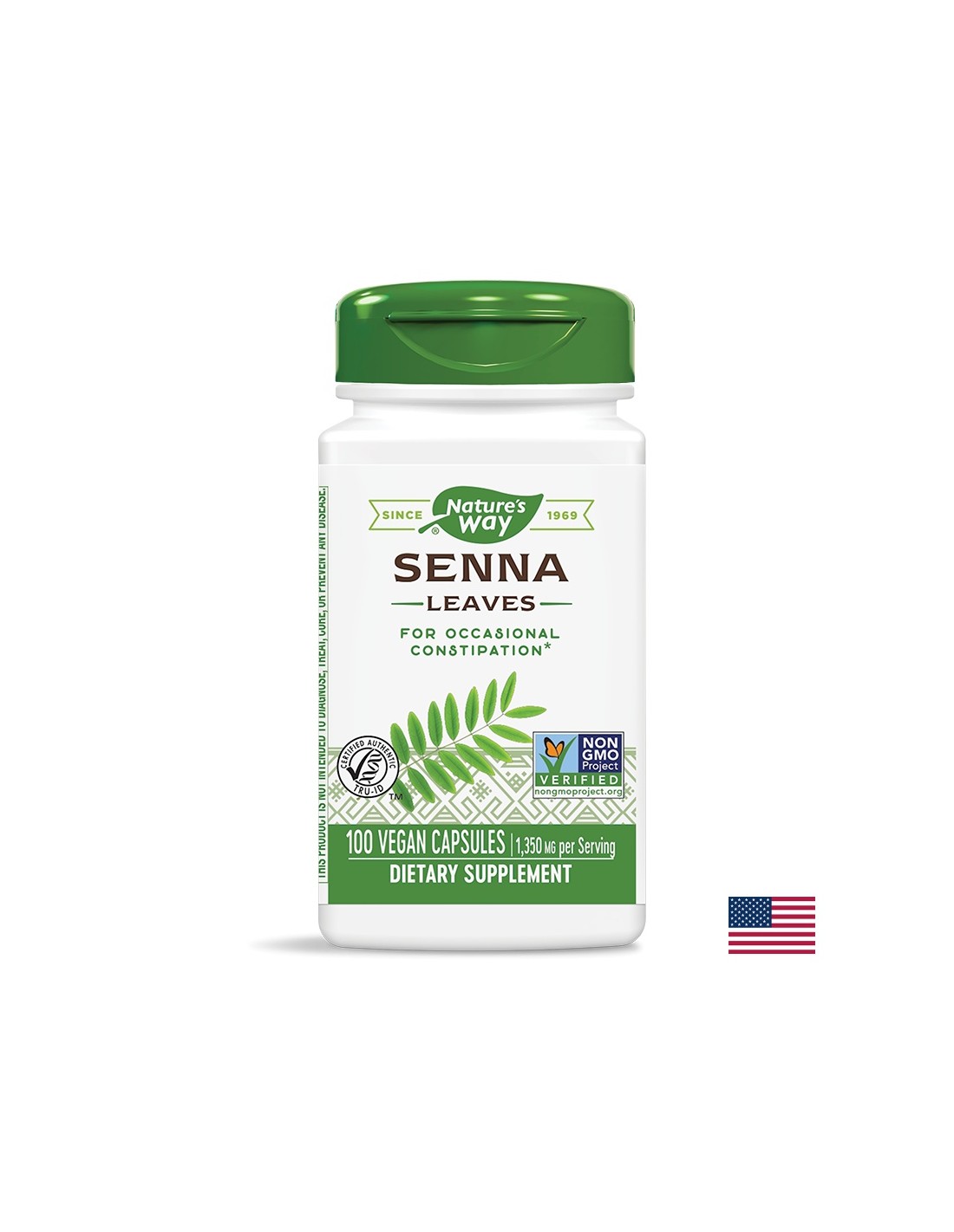 Senna (φύλλα) 450 mg - 100 κάψουλες