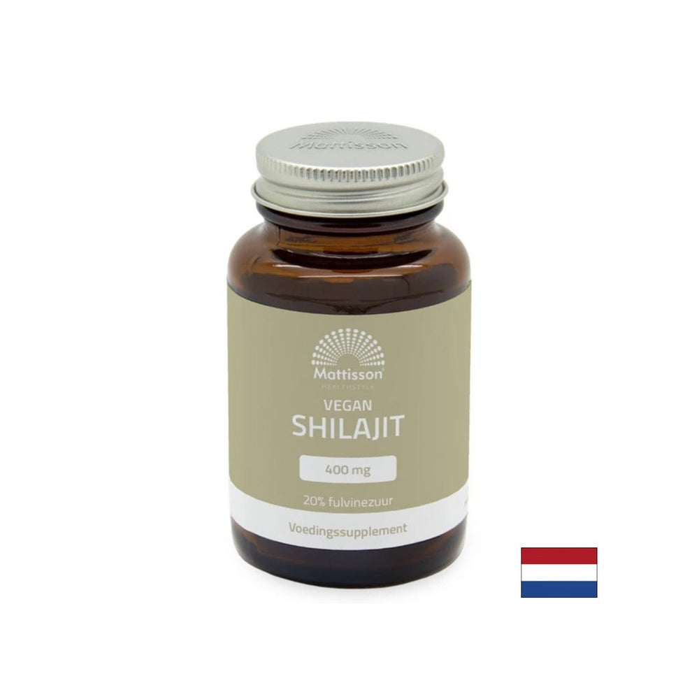 Shilajit - Ενέργεια, αντοχή και κυτταρική ανάκαμψη, 400 mg x 60 κάψουλες