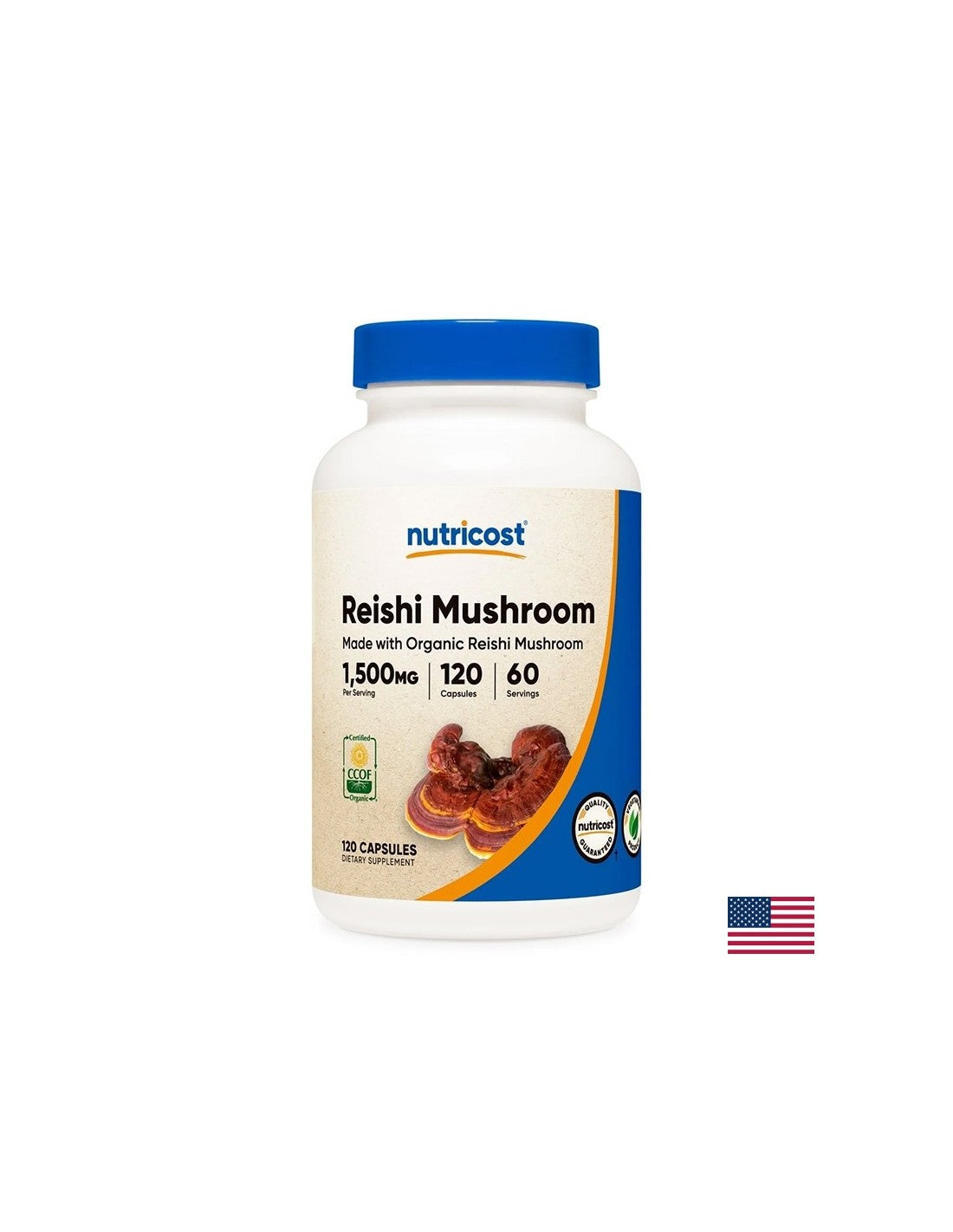 Ισχυρή ανοσία, ενέργεια και τόνος - Reishi, 750 mg x 120 κάψουλες