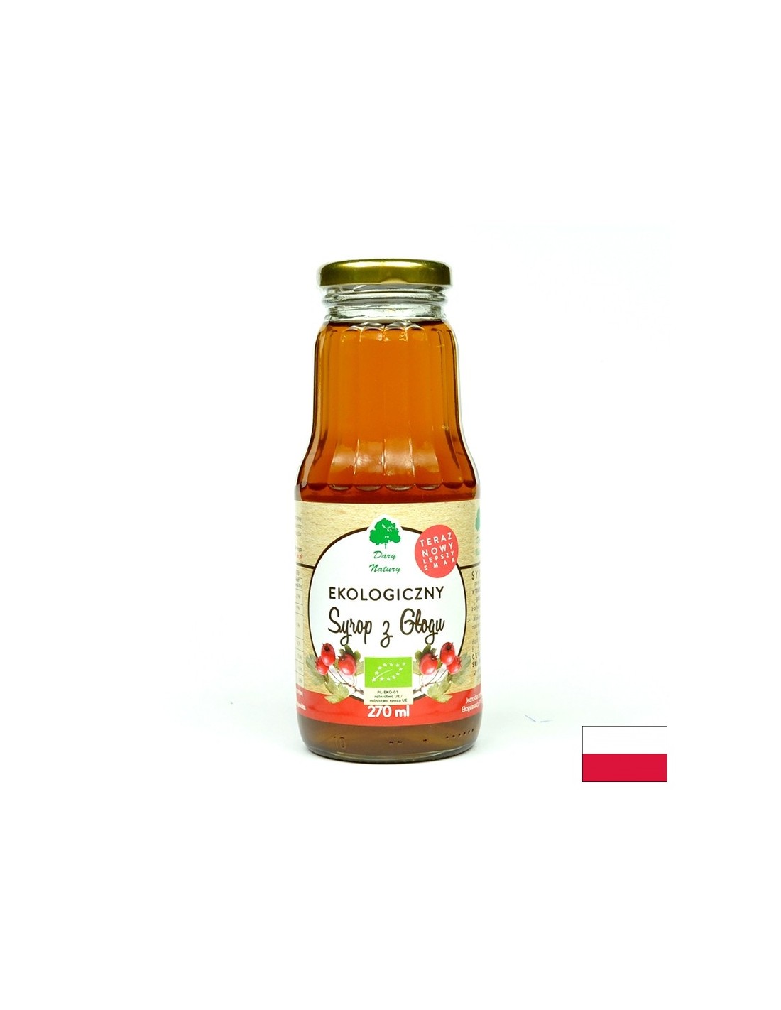 Βιολογικό σιρόπι κράταιγου, 270 ml <tc>Dary Natury</tc>