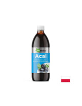 Acai Juice (ASAI) με Camu -Camu και φυσική βιταμίνη C - ισχυρό αντιοξειδωτικό, 500 ml, 10 ή 20 δόσεις