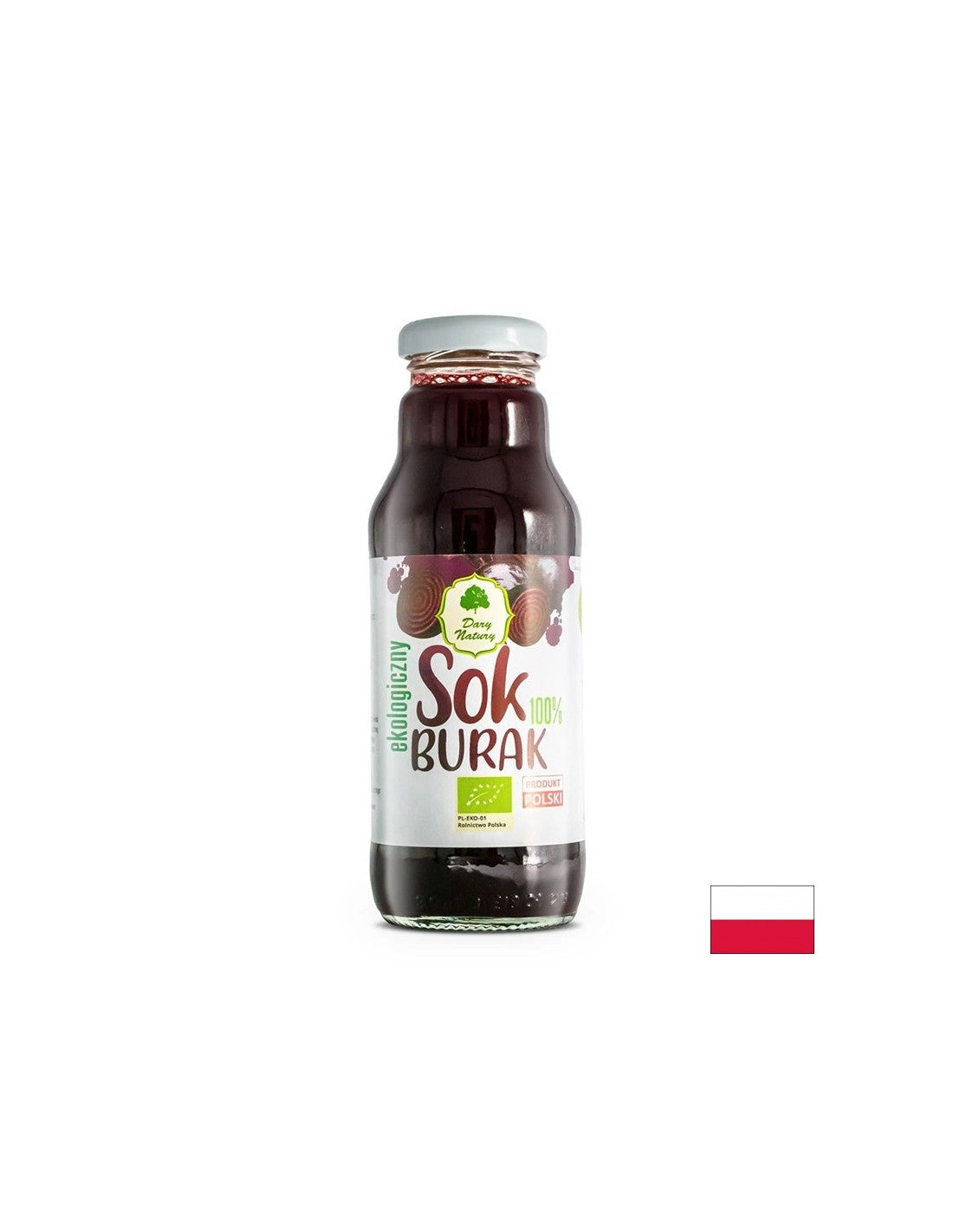 Βιολογικός χυμός παντζαριού, 270 ml <tc>Dary Natury</tc>