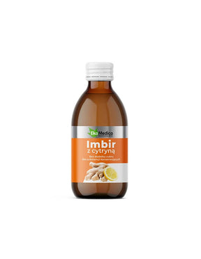 Ginger juice & lemon juice - Good digestion and strong immunity, 250 ml, 25 doses - Nutra Best Europe