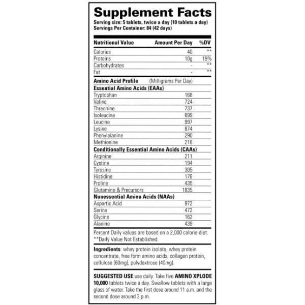 Amino xplode 10.000 - 420 δισκία