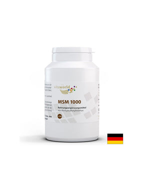 Joints and bones - MSM (methylsulfonyl methane), 1000 mg x 120 tablets - Nutra Best Europe