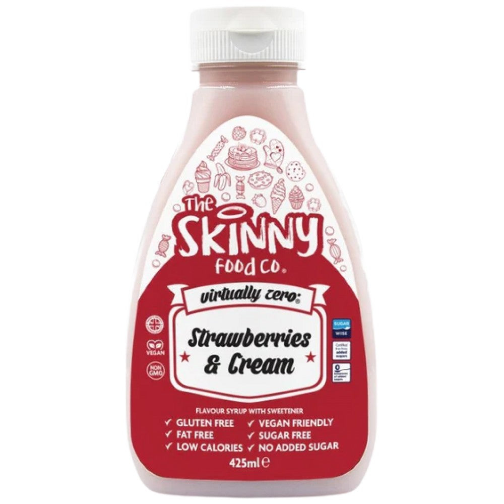 Skinny σιρόπι | Κρέμα φράουλας - 425 ml