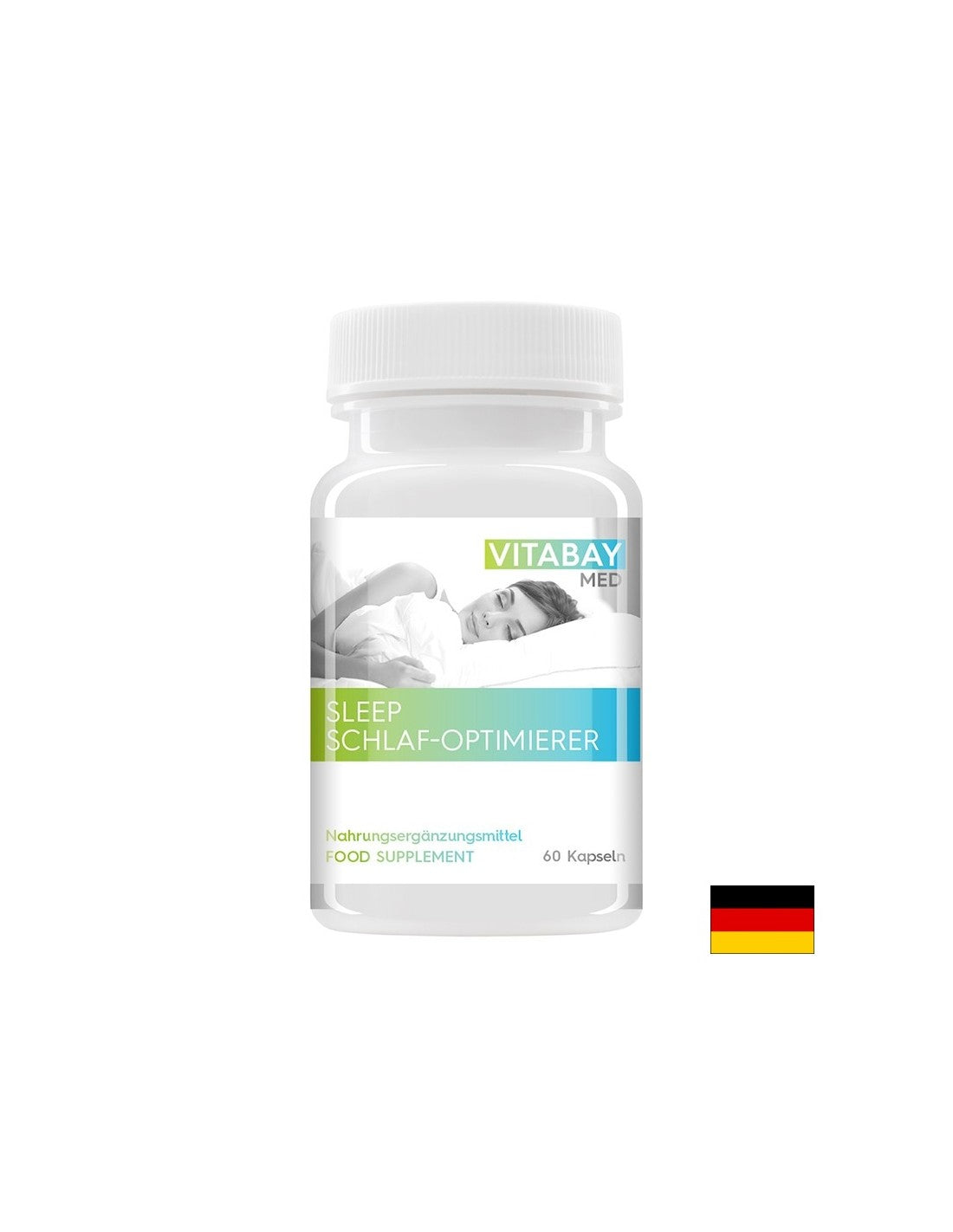 Άγχος και αϋπνία - Lemon Balm Sleep Schlaf Optimizer Med, 60 V κάψουλες