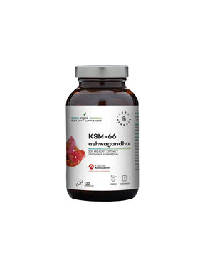 Stress and good mood - Ashwagandha (KSM-66), 200 mg x 120 capsules - Nutra Best Europe