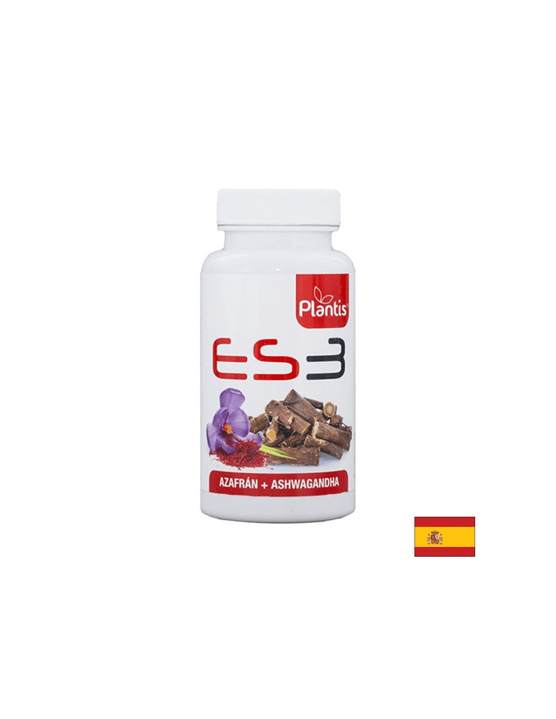 Άγχος και καλή διάθεση - Saffron + Ashwagandha ES3 Plantis®, 30 κάψουλες