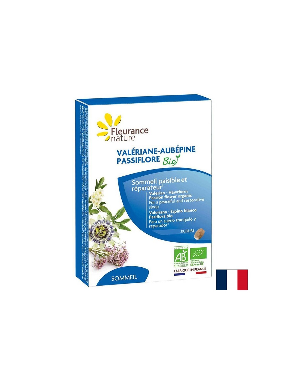 Άγχος και καλή διάθεση - Valerian, Passion Flower και Hawthorn, 60 δισκία