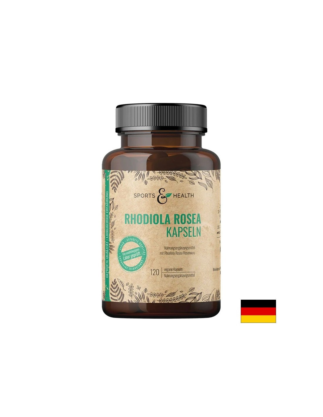 Άγχος και καλή διάθεση - χρυσή ρίζα, 500 mg x 120 κάψουλες
