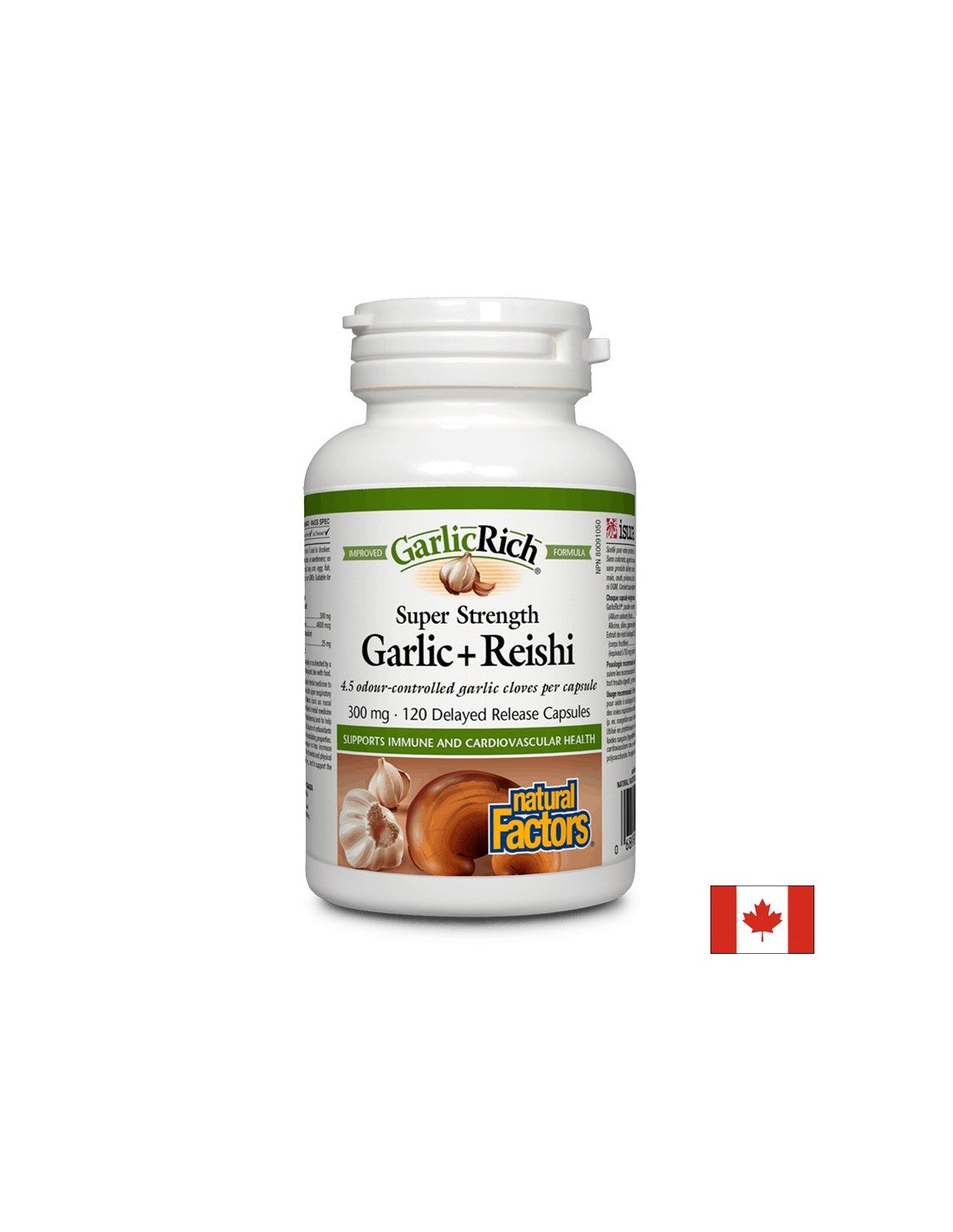 Garlicrich® Super Strength Garlic + Reishi/Garlic + Reishi x 120 κάψουλες